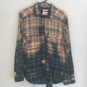 Distressed flannel